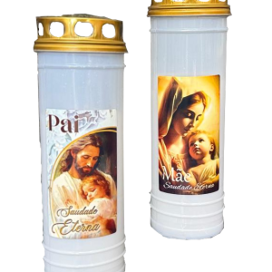 Vela de cemitério Pai e Mãe