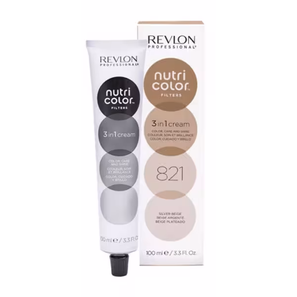 Revlon Professional Nutri Color Filters na tonalidade 821 Silver Beige 100 ml