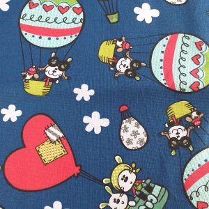 Tecido Fantasia Infantil “Azul C/ Animais”