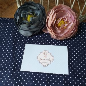 Tecido Pintinhas marca Poppy – Azul Escuro