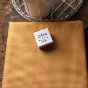 Tecido Fabricart Pied Poule Mostarda
