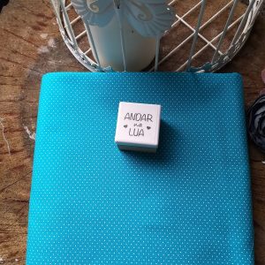 Tecido Fabricart Micro Poá Turquesa