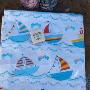 Tecido Sailor boats