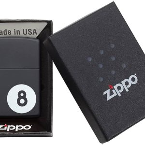 Zippo Classic Black Numero 8