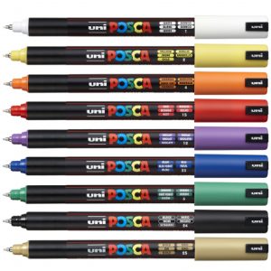 Marcador Uni Posca Pc-1mr Extra Fino 0,7mm