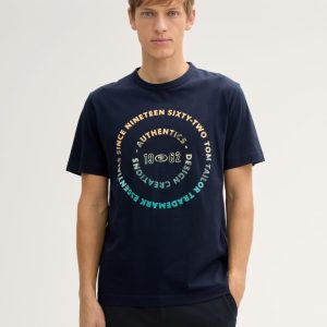 T-Shirt em Algodão, Tom Tailor