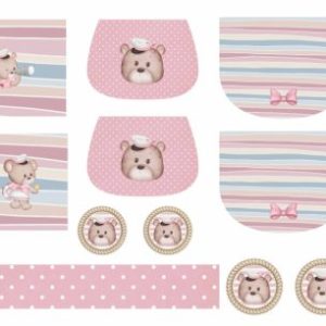 NEW Painel Enxoval Bebé Coleção Marinheiro – Rosa