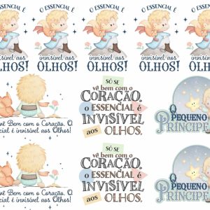 *Desenhos Termocolante para Aplicar Coleção Principezinho
