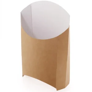 Caixa Kraft para Batata Frita 13.5x4x12.6cm