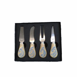 Conjunto de 4 Facas para Queijo