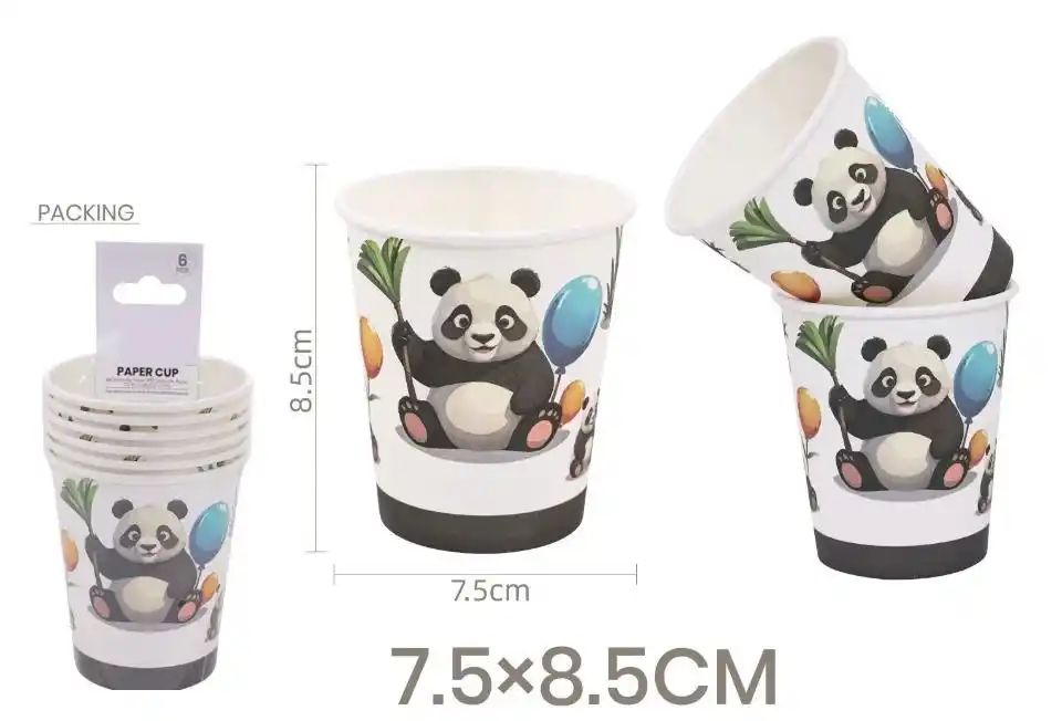 Copos Panda 250ml c/6 - Image 2