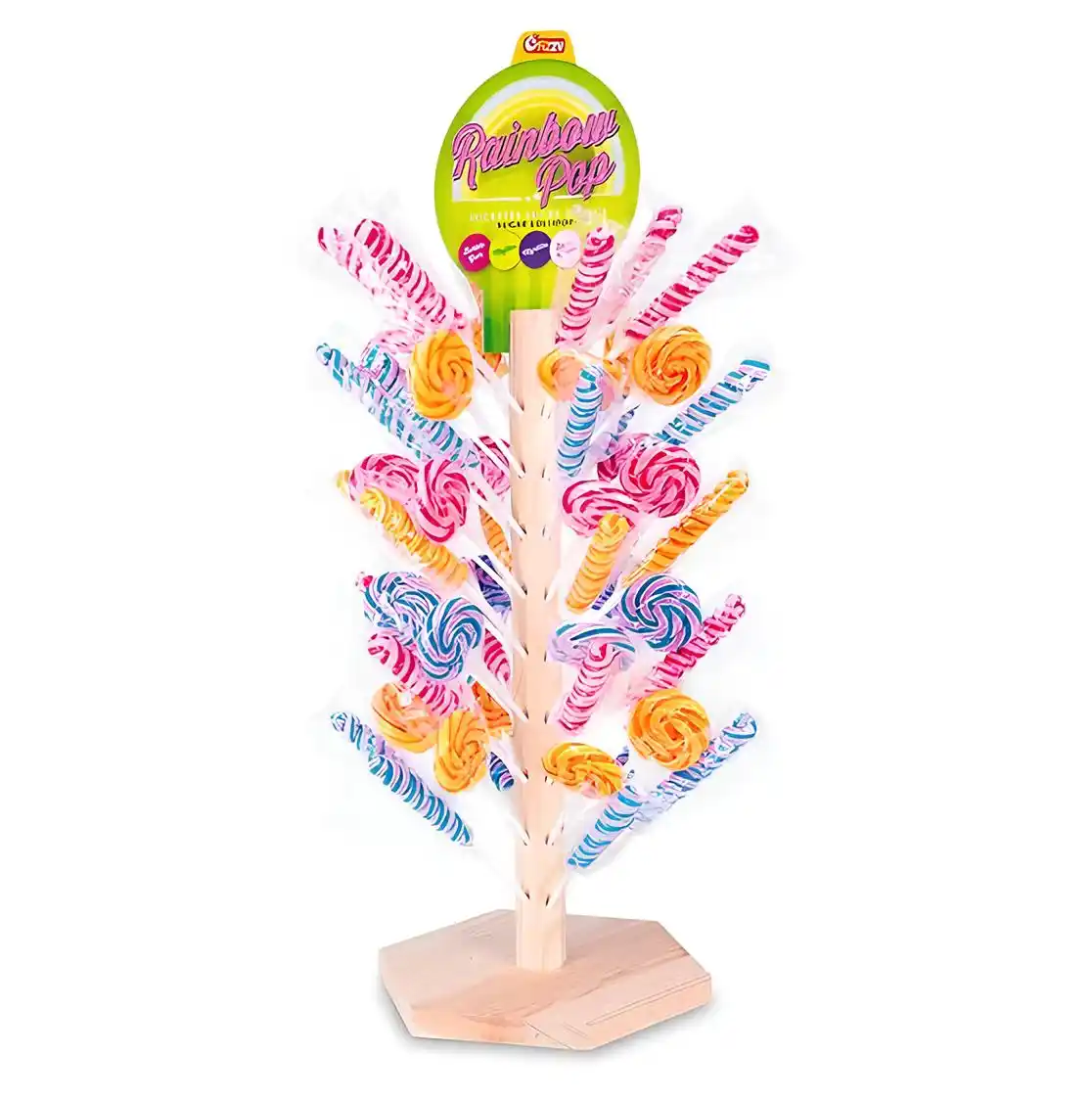 Fizzy Chupa Rainbow Pop c/100