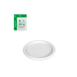 Pratos Plástico Reutilizáveis 20,5cm c/12