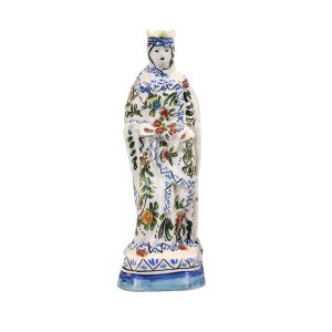 Estátua da Rainha Santa Isabel em Loiça de Coimbra