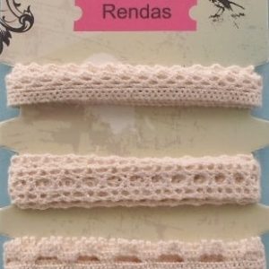 Pack de 3 fitas Renda Shabby
