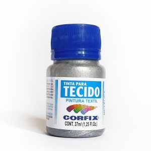 Tinta Tecido Metálica 37ml Corfix